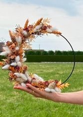 084 Droogbloemcirkel (kleur aanpasbaar volgens wens van de familie) (2026)